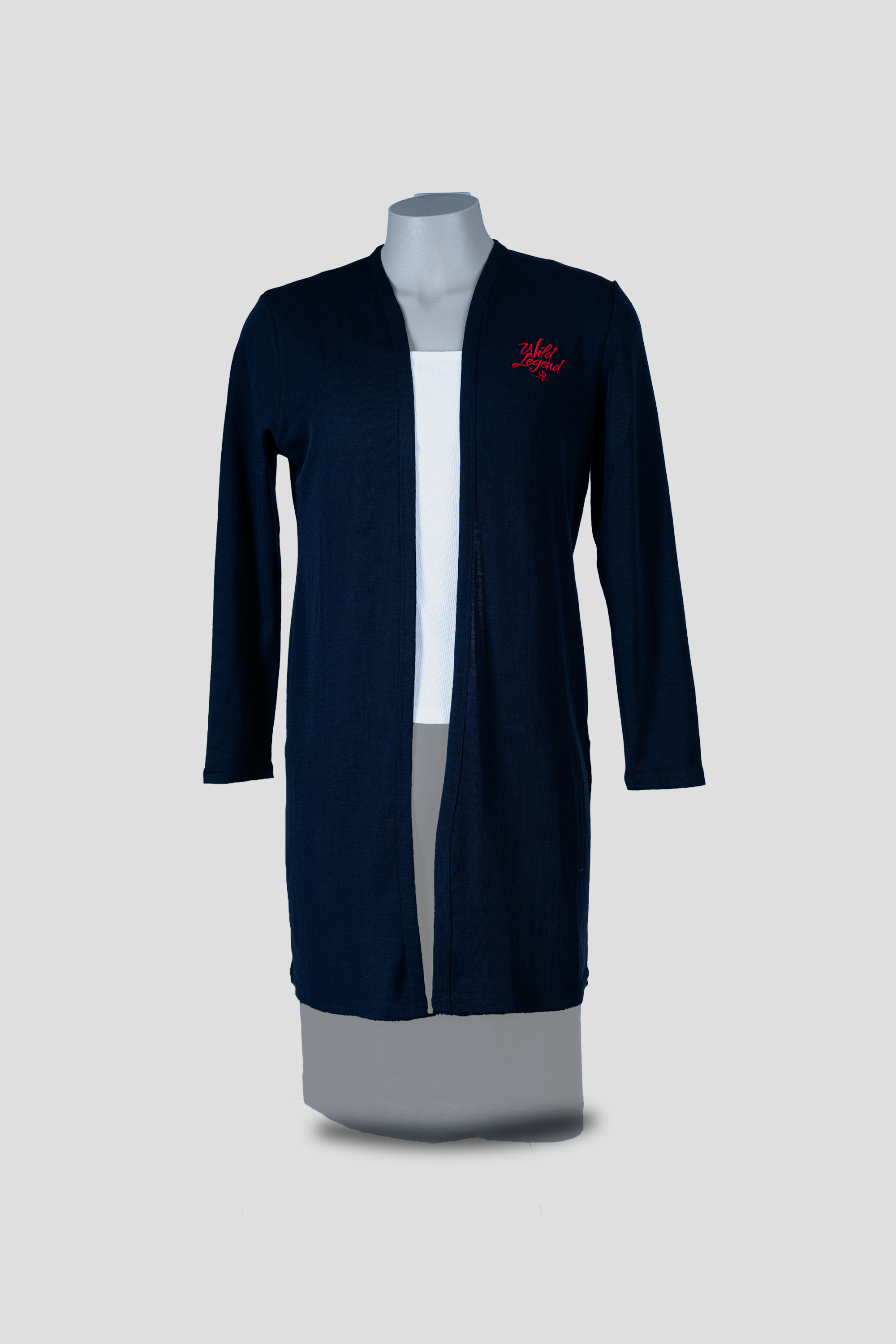 Chelsea Long Line Merino Cardigan